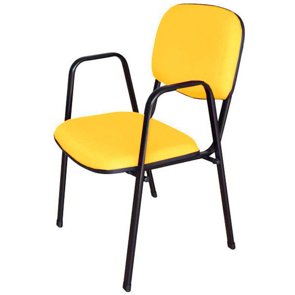 Cadeira para Auditórios Linha Hotel Auditório Amarelo