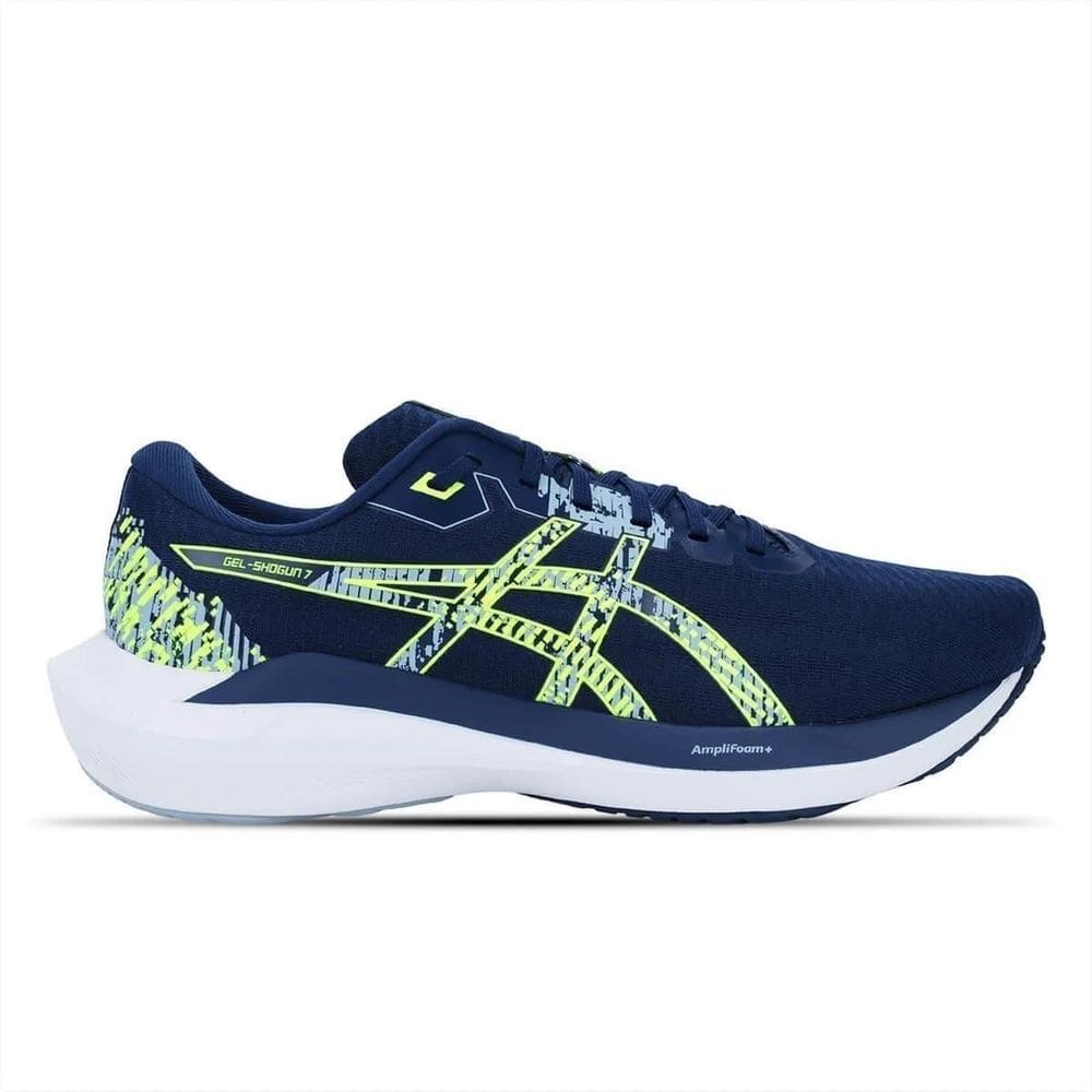 Tênis Asics Gel-Shogun 7 Masculino - Azul e Amarelo