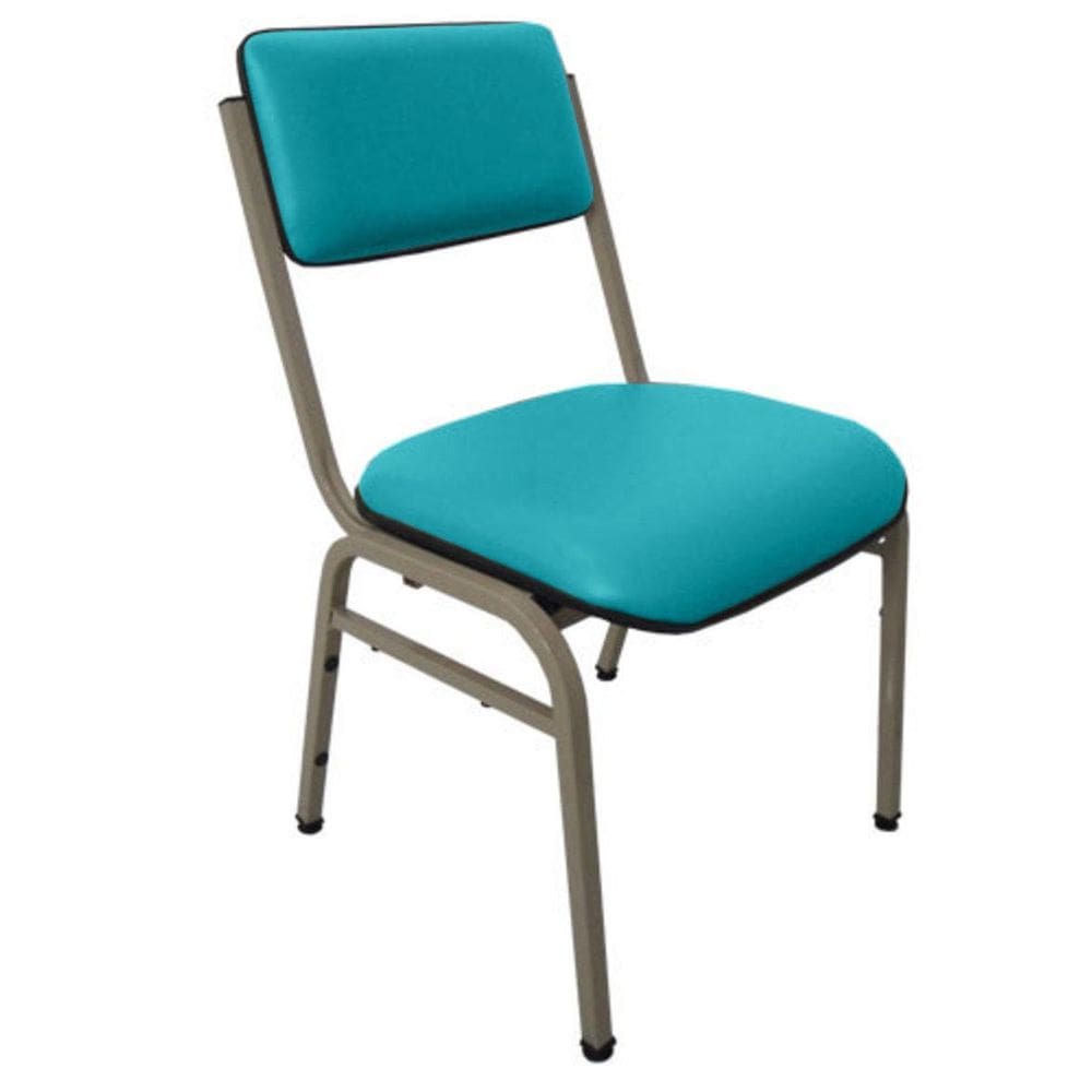 Cadeira Empilhável para Auditórios Linha Hotel Smart Verde