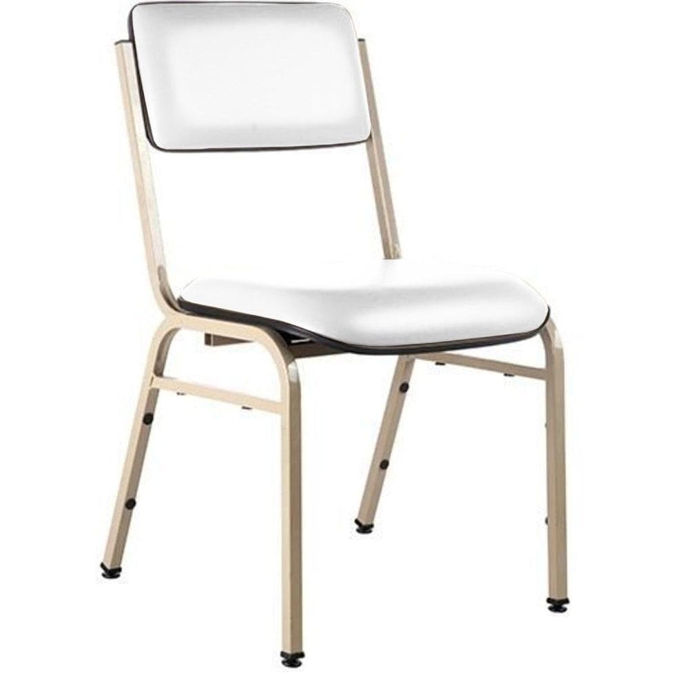 Cadeira Empilhável para Auditórios Linha Hotel Smart Branco