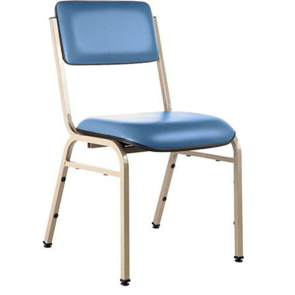 Cadeira Empilhável para Auditórios Linha Hotel Smart Azul