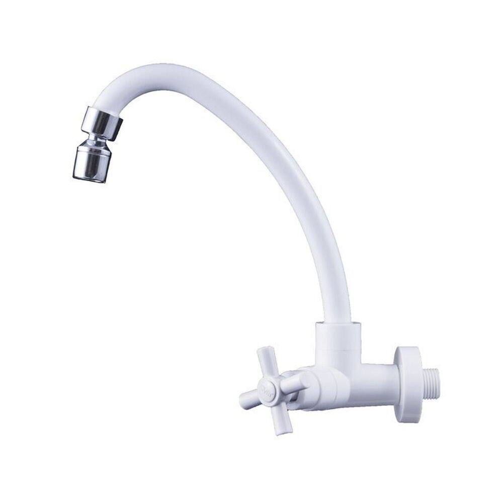 Kit 2 Torneira Parede Abs 1/4 de Volta Civitt Branco