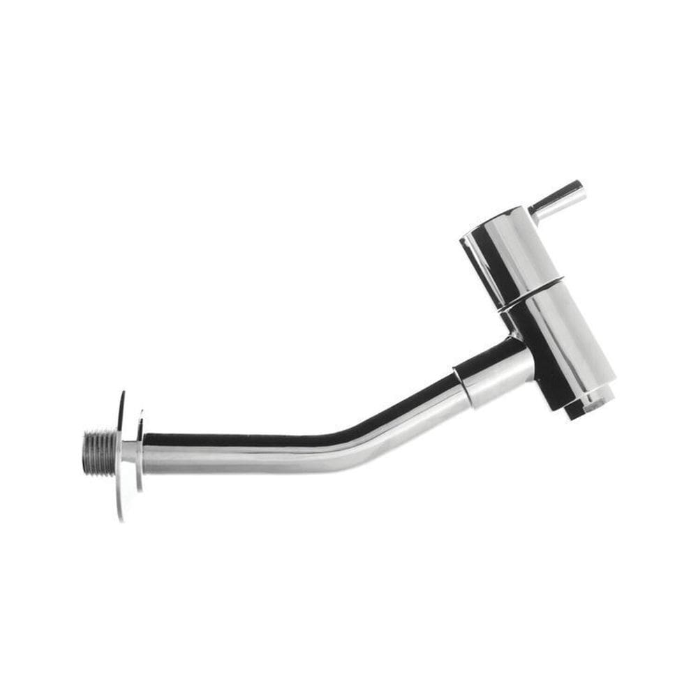 Kit 2 Torneiras Parede Metal Luxo 1/4 de Volta Cinza