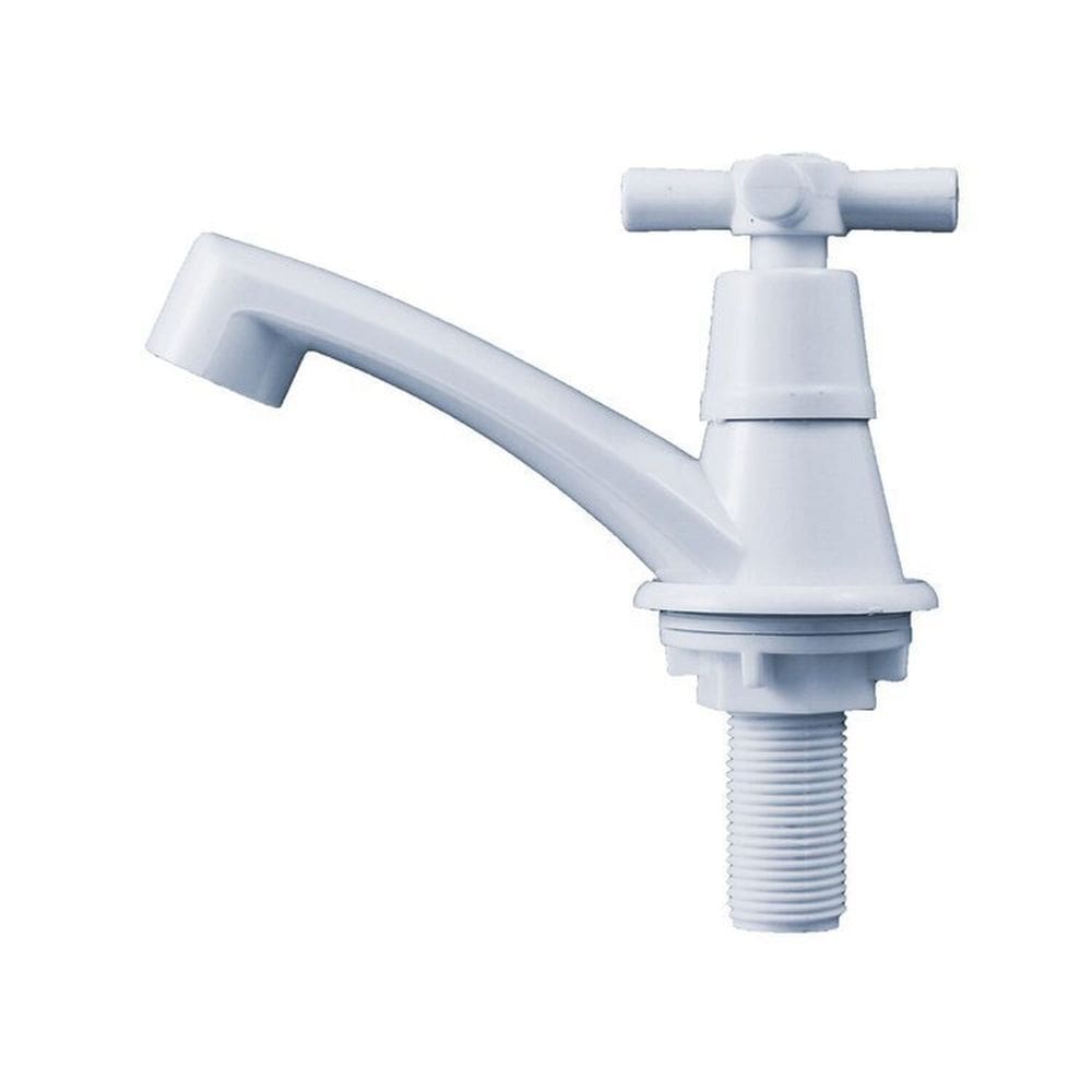 Kit 2 Torneiras Lavatório Banheiro Abs 1/4 de Volta Civitt Branco