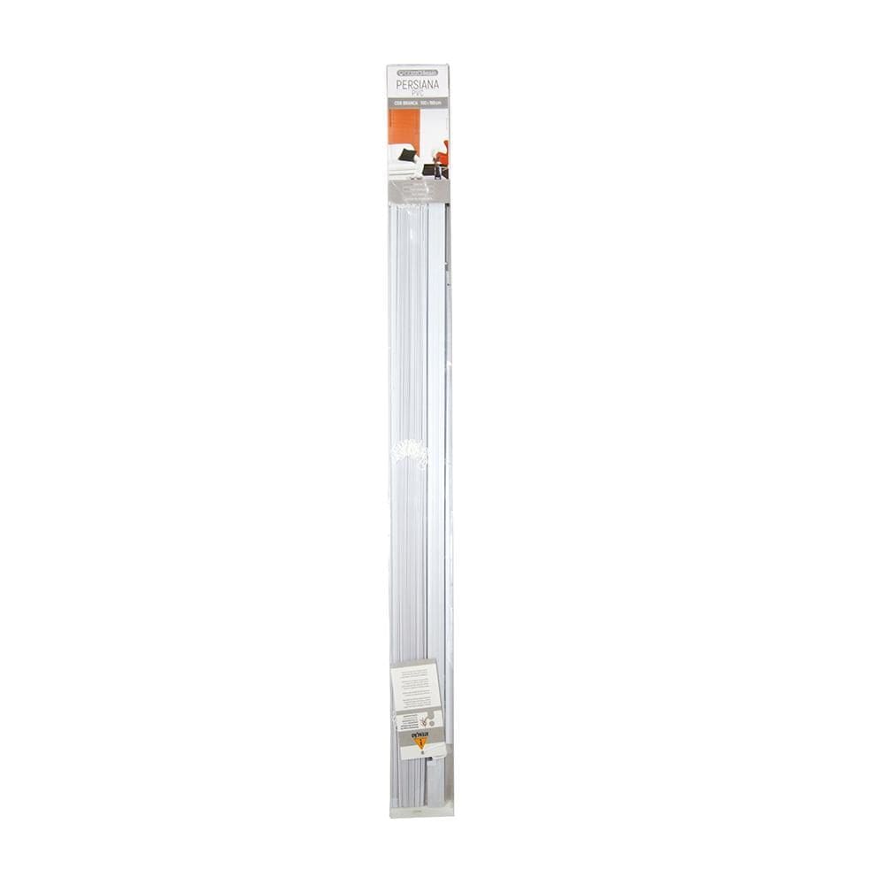 Persiana Horizontal 100x160cm PVC Cazza Branca