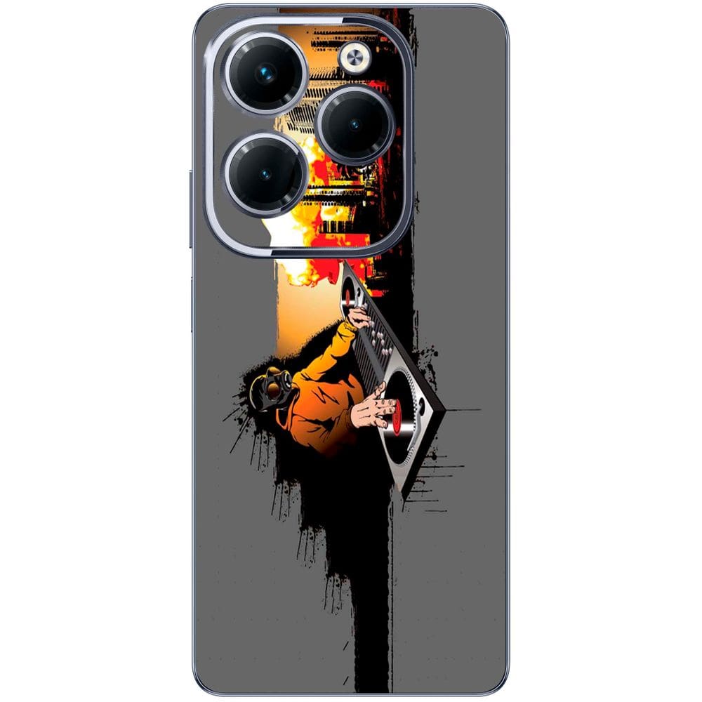 Capa Adesivo Skin264 Verso Para Infinix Hot 40 Pro (X6837)