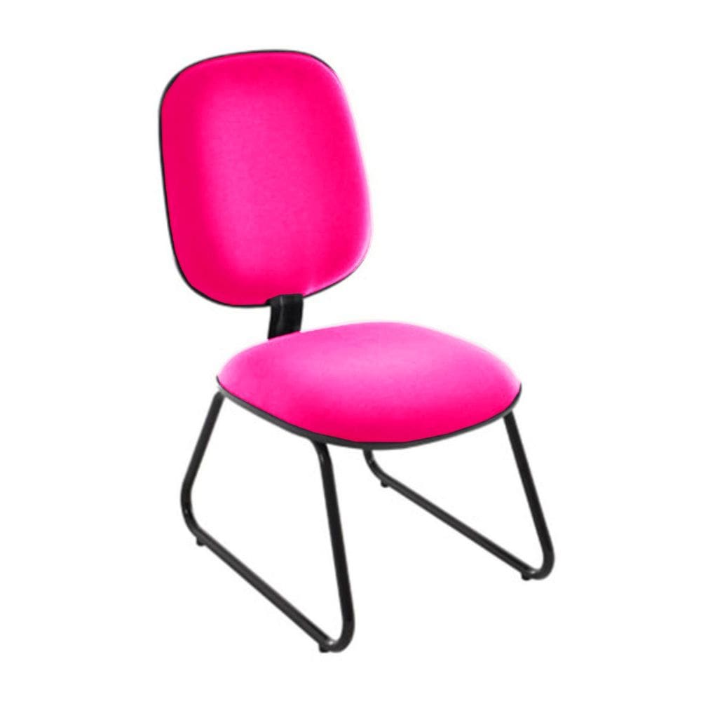 Cadeira Diretor Trapézio para Escritório Linha Uno Rosa