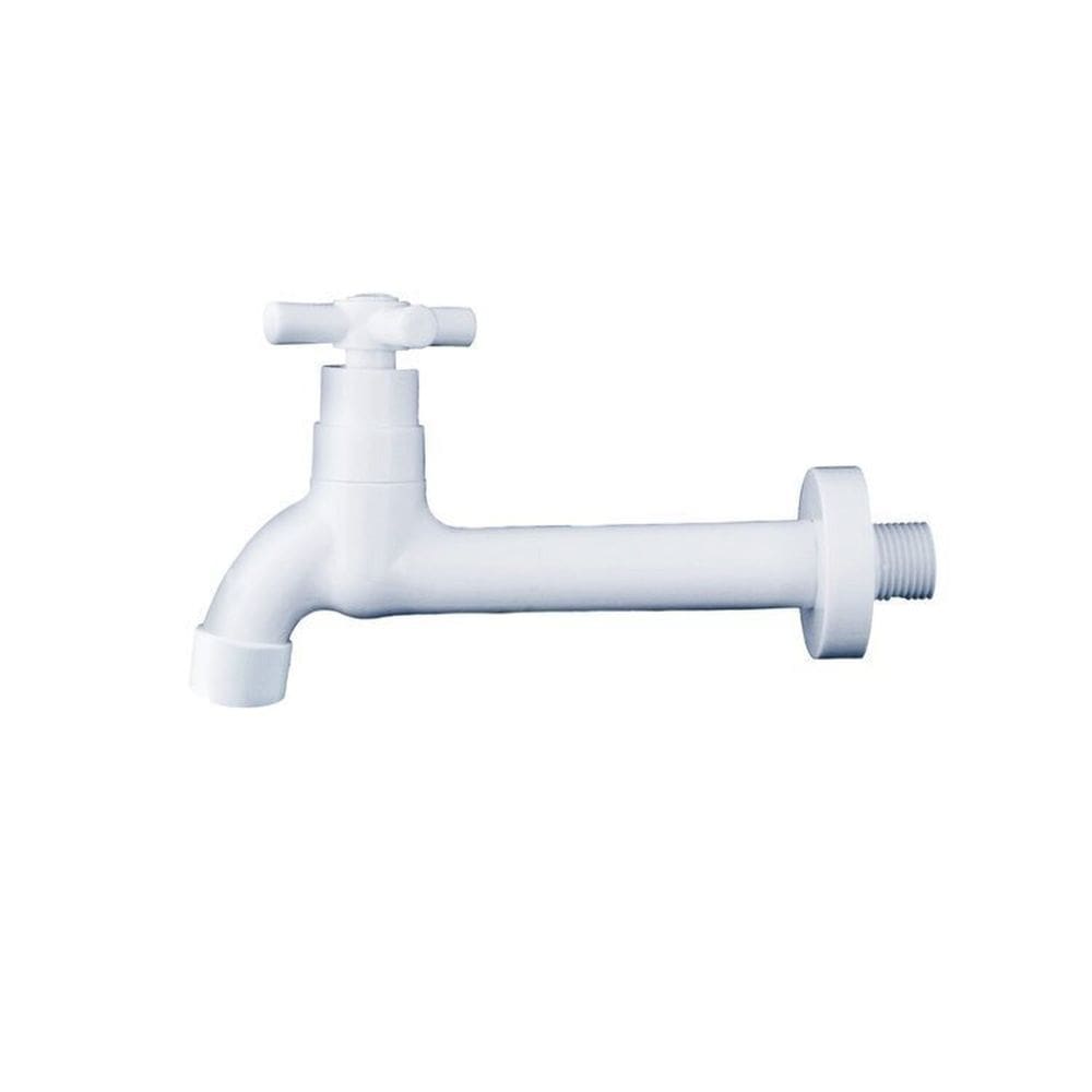Kit 2 Torneiras Pia Abs l 18cm Civitt Branco