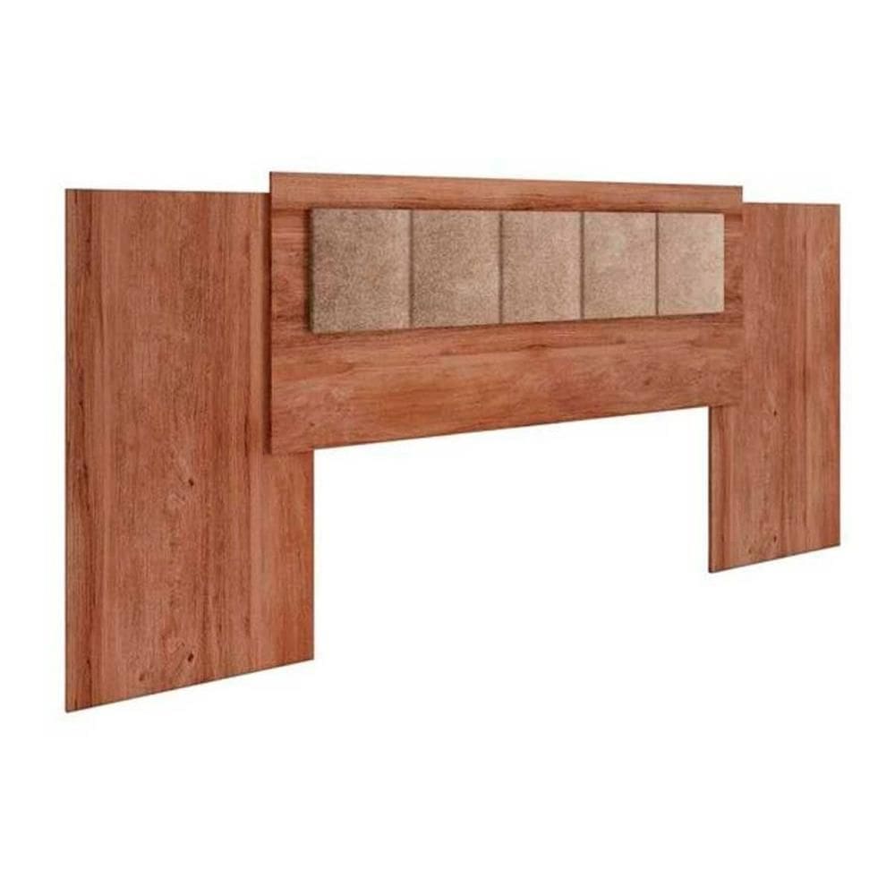 Cabeceira Cama Box Madeirado Casal/Queen 1161 Estofada Extensível Freijo - Carraro