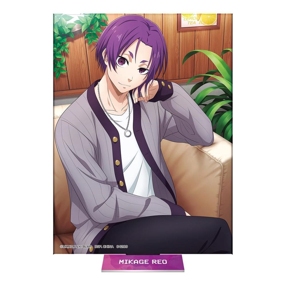 Suporte de acrílico Ichibansho Figure Blue Lock REO Mikage 5,5 polegadas