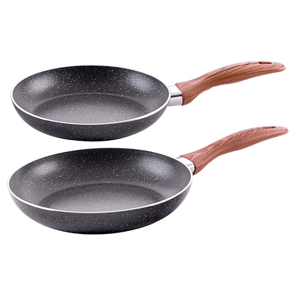 Frigideiras de Indução Antiaderente Ceramic Life Smart Plus Granito 20cm e 24cm Brinox