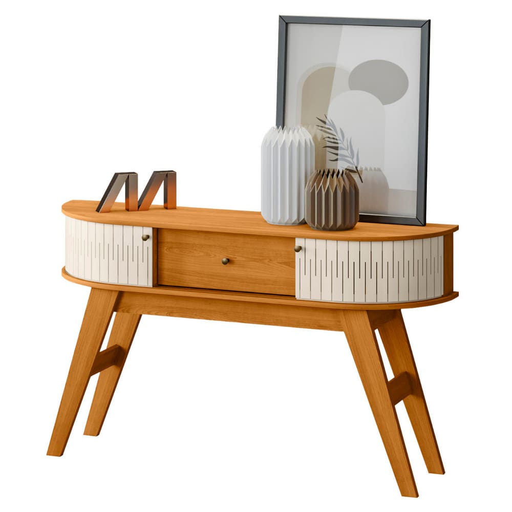 Aparador Retro com 2 Portas Verona Cinamomo Off White