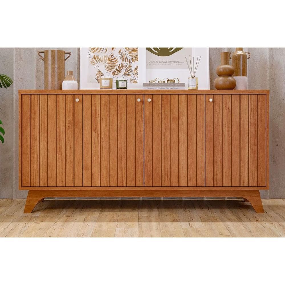 Buffet de Sala Jantar Isa c/ 4 Portas Cinamomo - Cimol