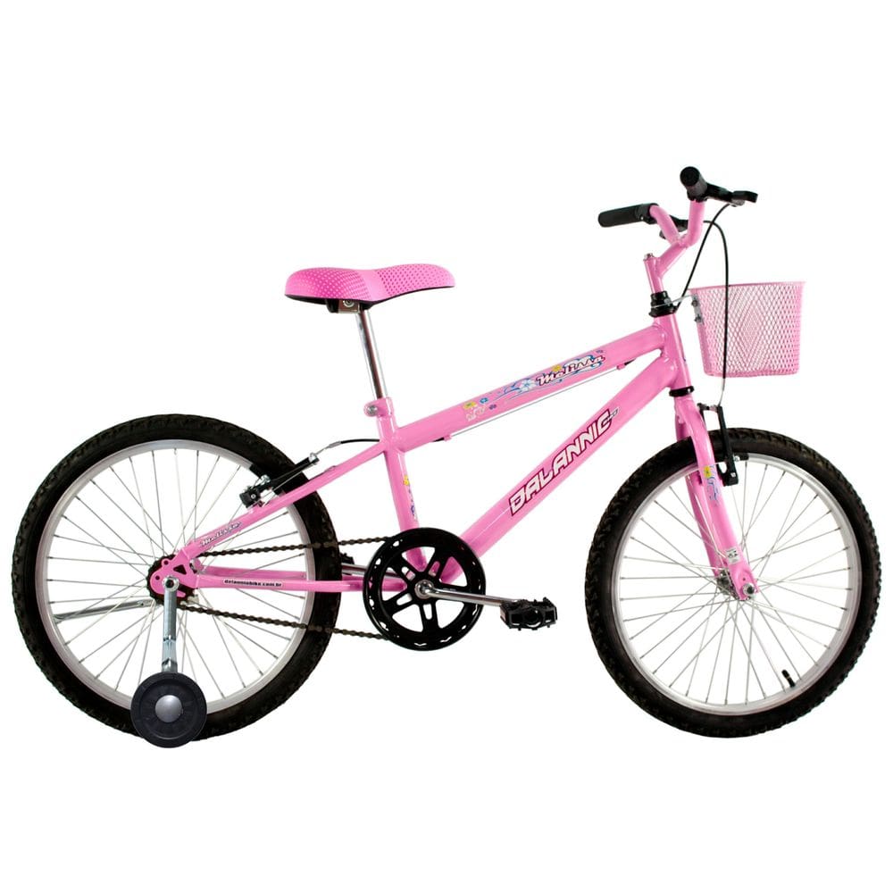 Bicicleta Infantil Aro 20 Melissa + Rodinha Lateral Feminina Passeio