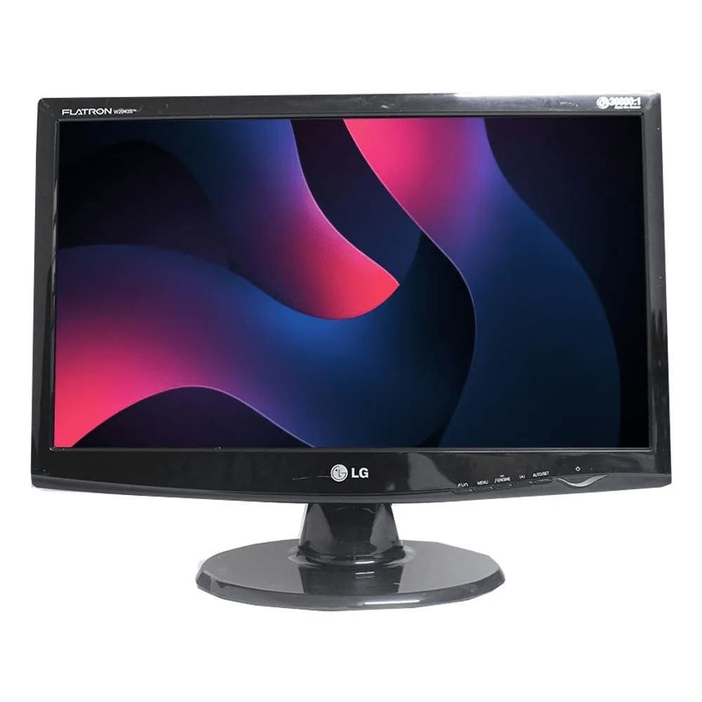 Usado: Monitor LG W2043S 20P Widescreen Base Fixa VGA 1600x900