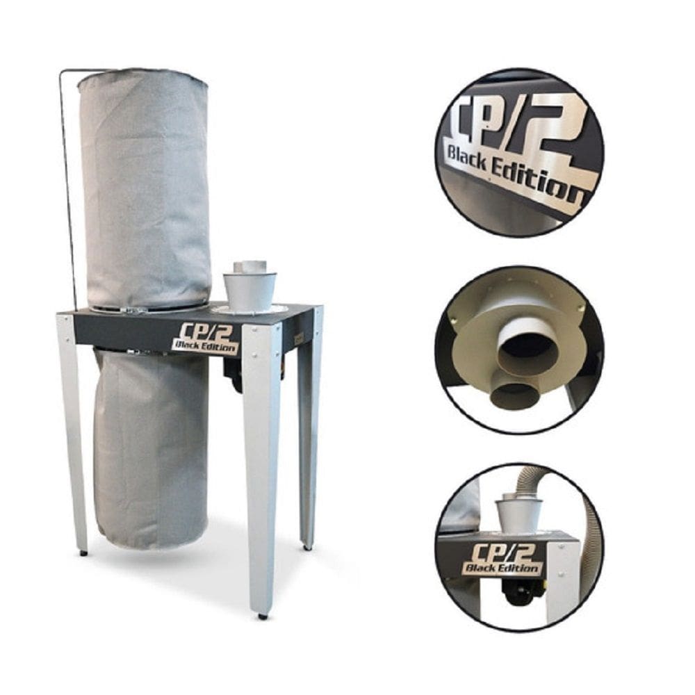 Coletor De Pó Com 2 Bocas Black Monofásico Cp-2S Maksiwa