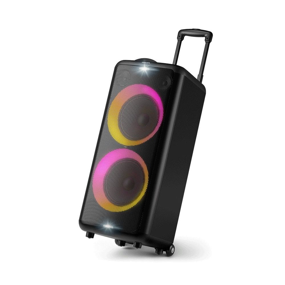 Caixa de Som Bluetooth Philips Party Speaker TAX5208, Potência 1.600W, Preto 220V