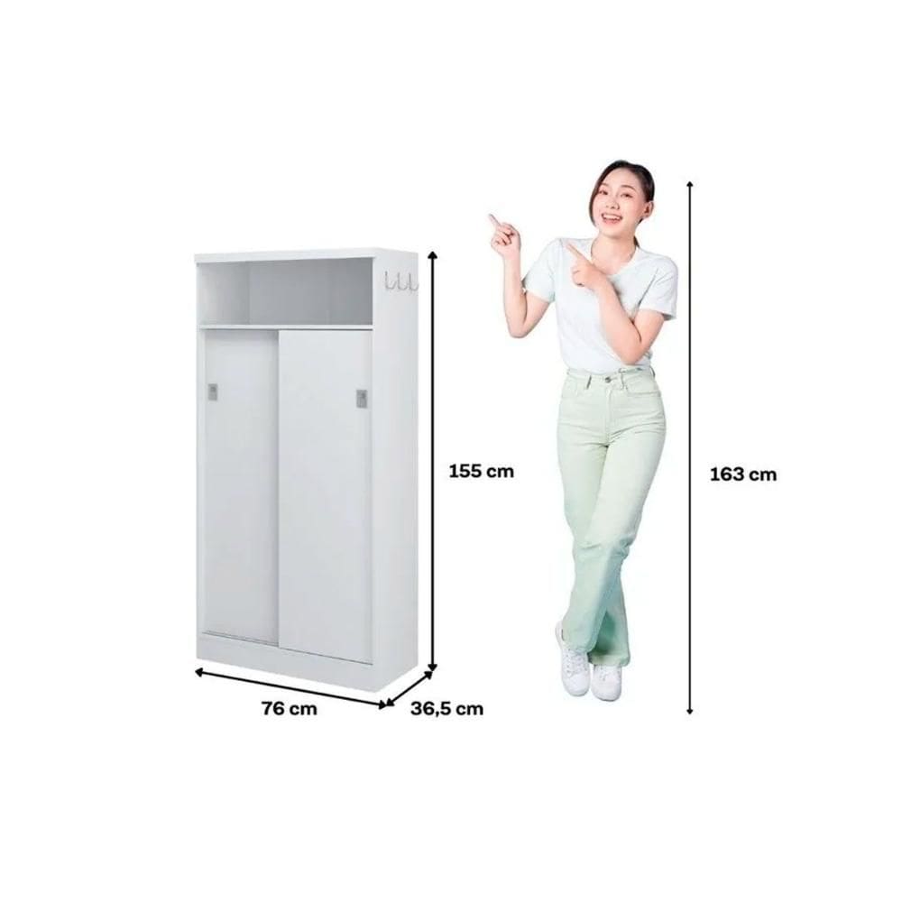 Armário Multiuso Lavanderia 528 c/ 2 Portas | Extra
