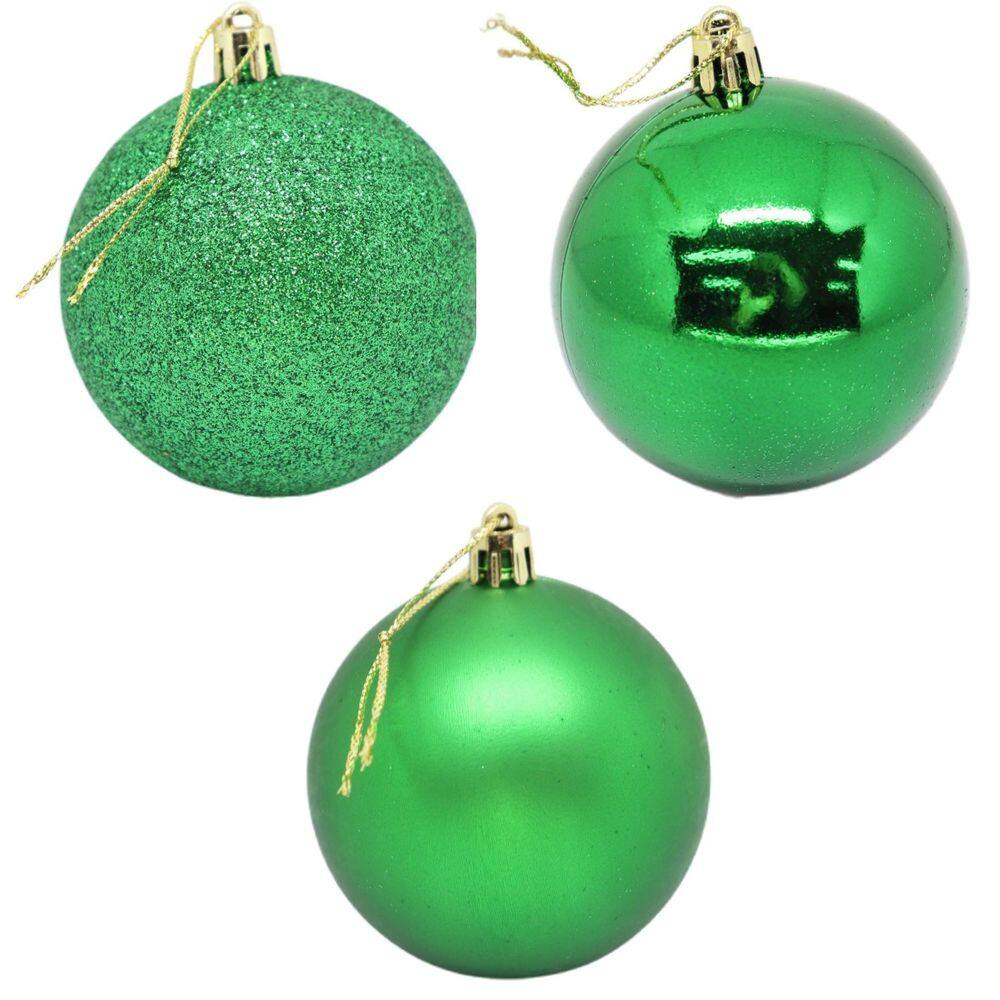 Enfeites Para Decoracao Natal Bola 4Cm Pacote Com 06 Uni.