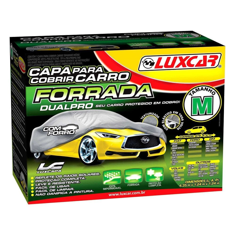Capa Externa Para Automóvel Dualpro Com Forro Luxcar M 7292
