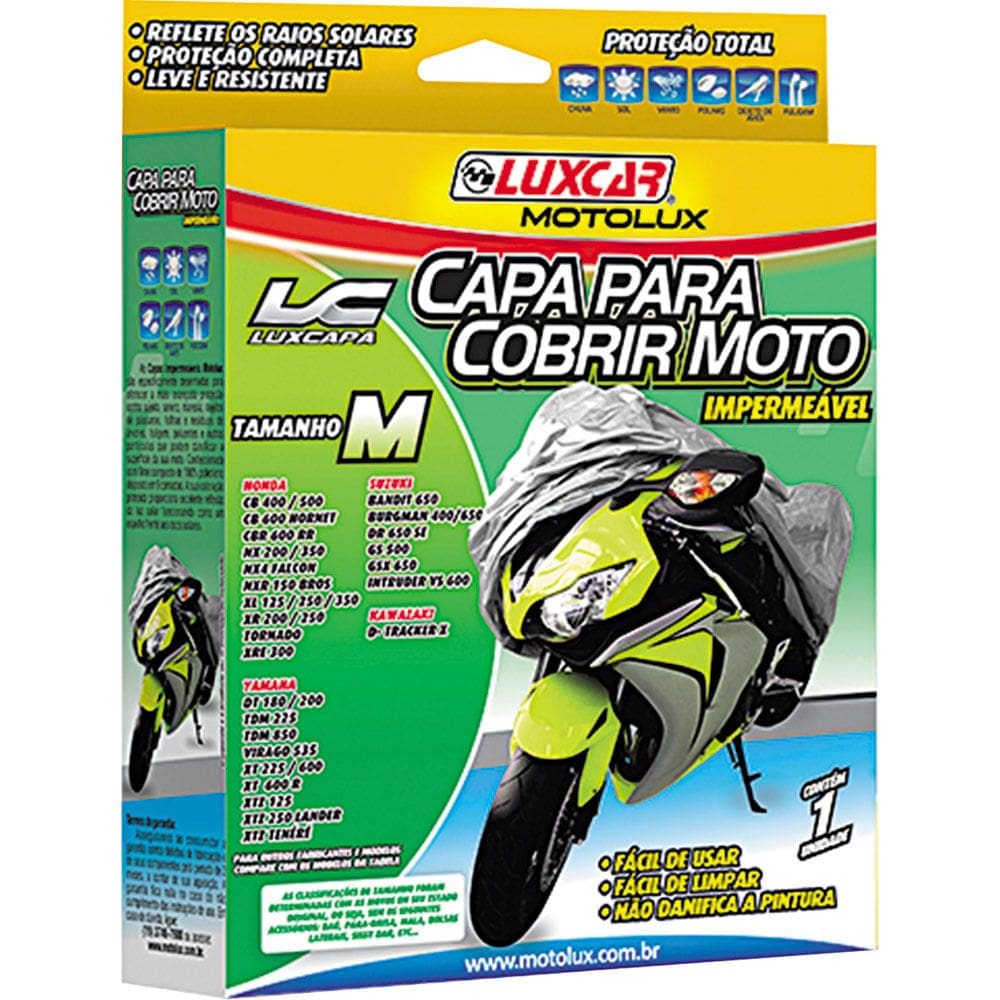 Capa Externa para Moto Impermeável Luxcar 1531 M