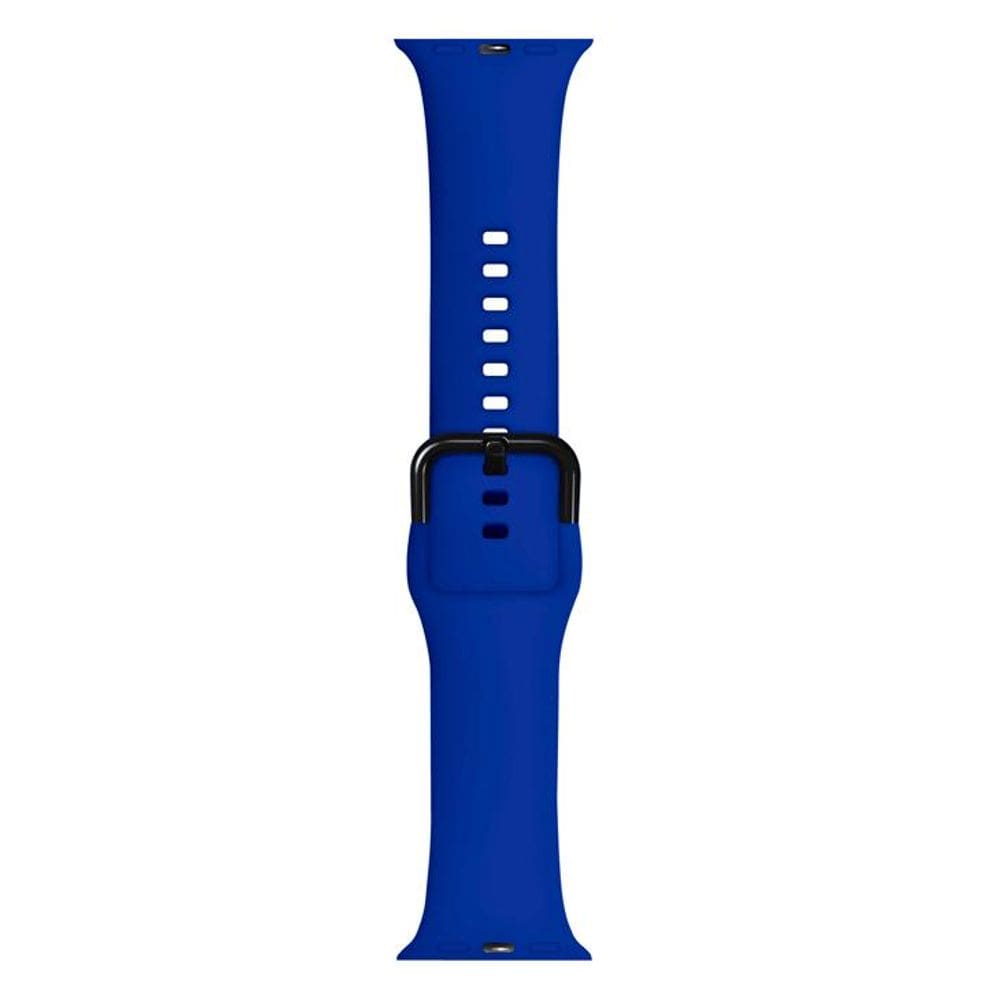 Pulseira Apple Watch 38 / 40 mm Originais iPlace, Beagá, Silicone Azul Royal