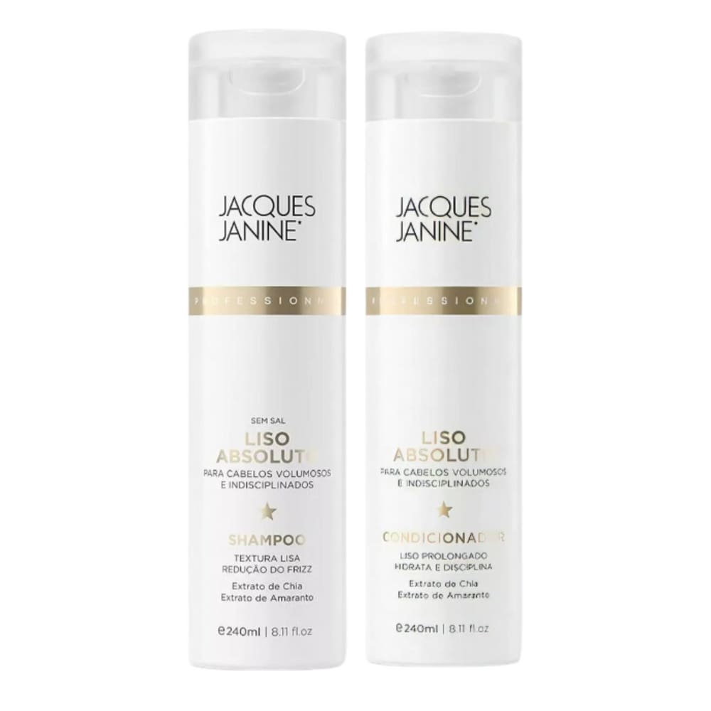 Kit Jacques Janine Liso Absoluto Shampoo+Condicionador 240ml