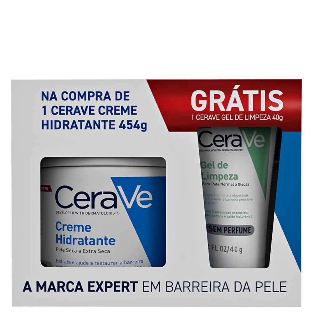 Kit CeraVe Hidratação e Limpeza (2 Produtos)