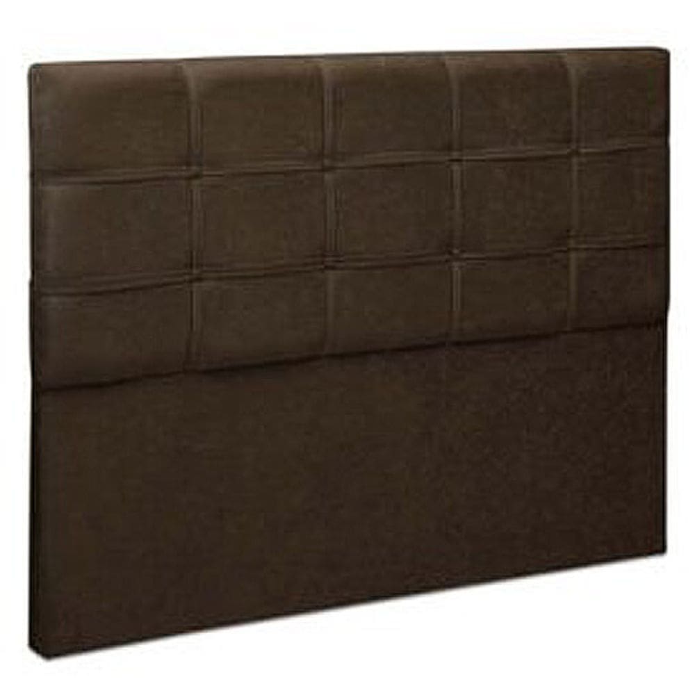 Cabeceira Acolchoada para Cama Box QUEEN Cor Marrom