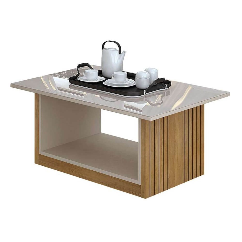 Mesa de Centro Veneza Cinamomo Off White