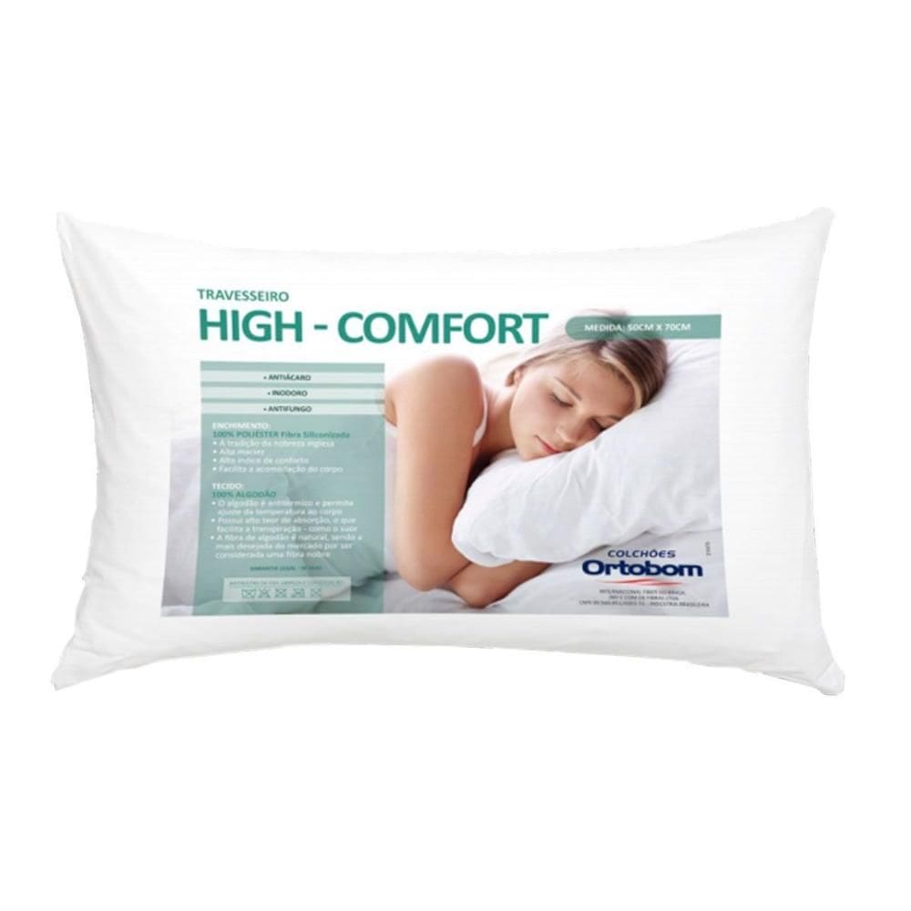 Travesseiro Espuma Hi Confort p/ Fronha 50x70 (50x70) - Ortobom