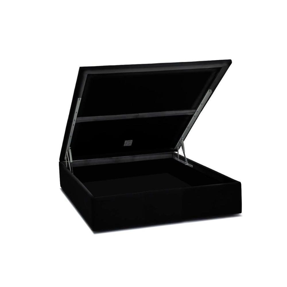 Cama Box Baú Casal Physical Nero (138x188x25) - Ortobom