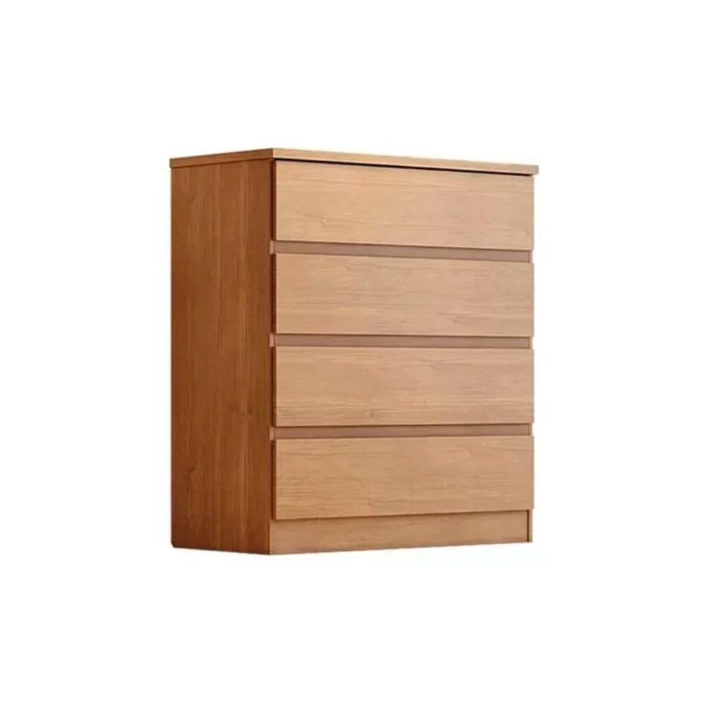 Cômoda Casal Valore/Bari Gold c/ 4 Gavetas Cumaru - Novo Horizonte