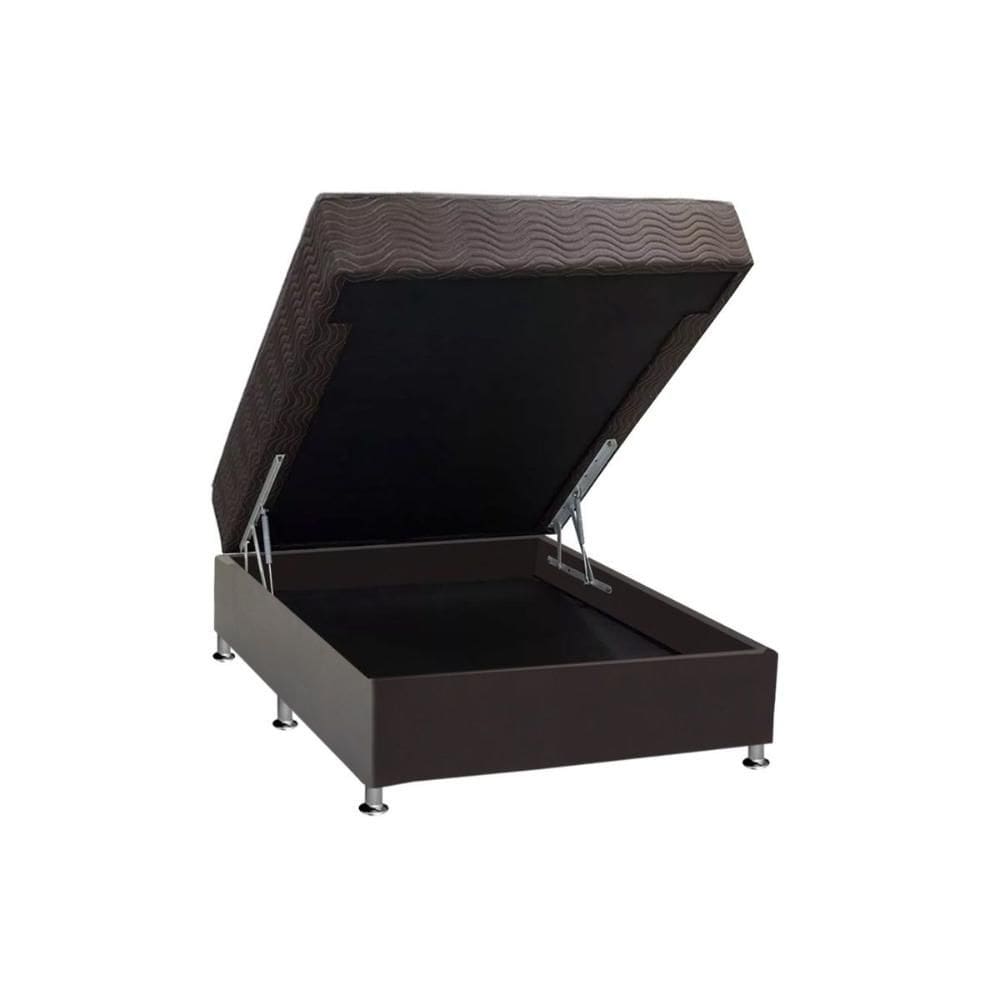 Cama Baú Conjugado Solteiro: Colchão Ortopédico Triuno (88x188x54) - Ortobom