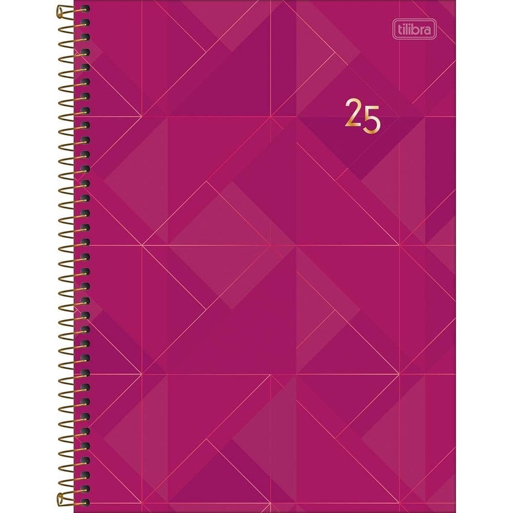 Agenda 2025 Executiva Spot Feminina Diária Espiral Grande 200 x 275mm M9 - Tilibra