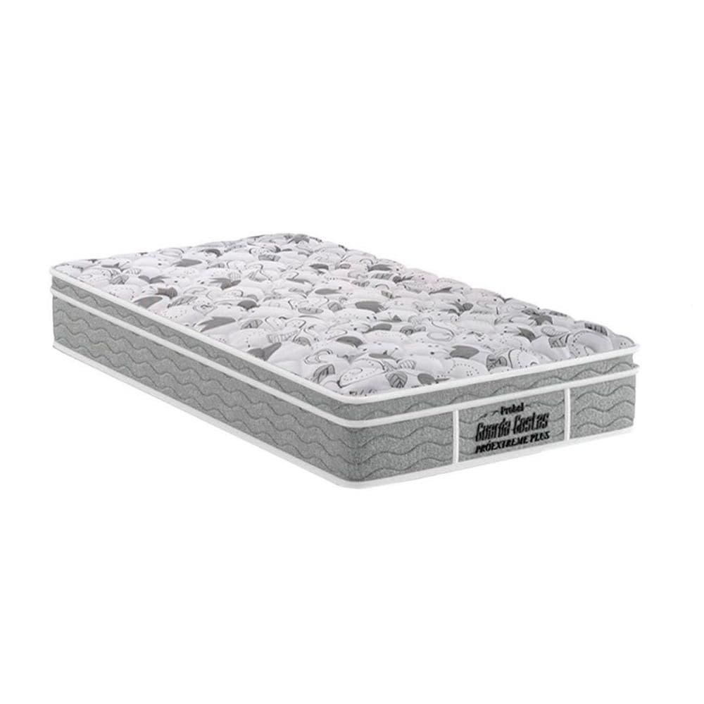 Colchão Solteiro Anatômico D45 / Guarda Costas Próextreme Plus Euro Pillow Gray (88x188x24) - Probel