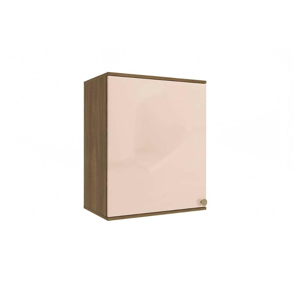 Módulo Cozinha Kappesberg Curve Armário Curve N644 c/ 1 Porta 60cm Nogueira/Macadamia-Kappesberg