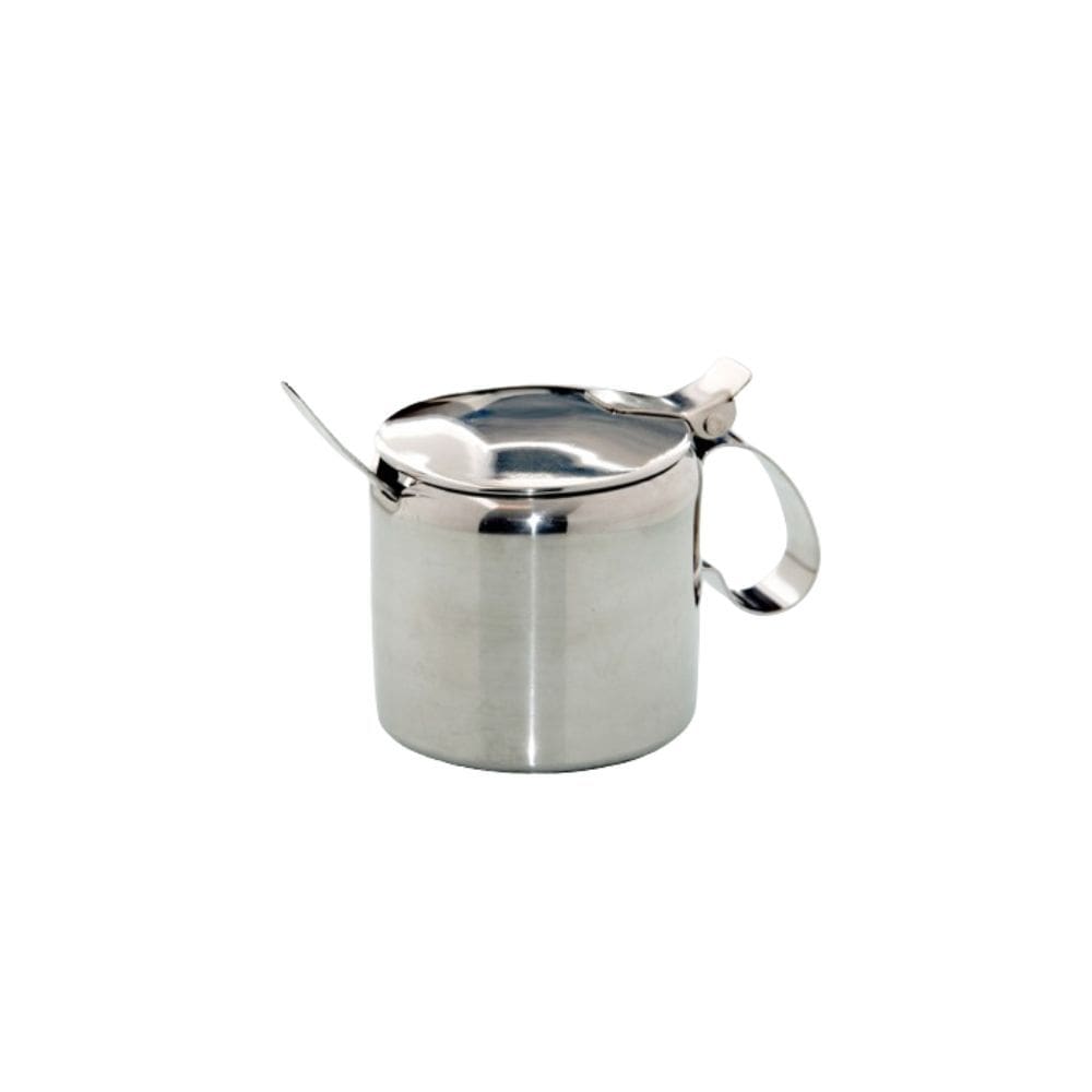 Açucareiro Com Tampa E Colher 300 Ml Inox - Ad