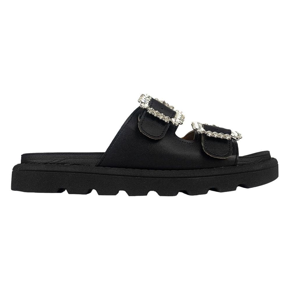 Sandália Papete Vizzano Flat Form Tira Fivela