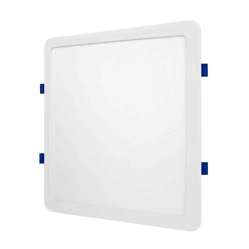 Painel LED Play Embutir Quadrado 24W Bivolt 6.500K - Branco