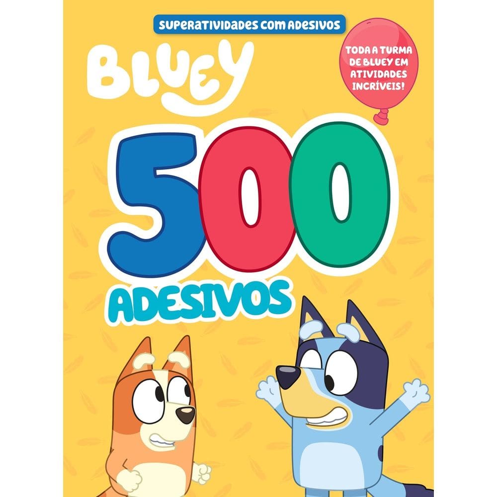 Bluey Superlivro de Adesivos500 adesivos