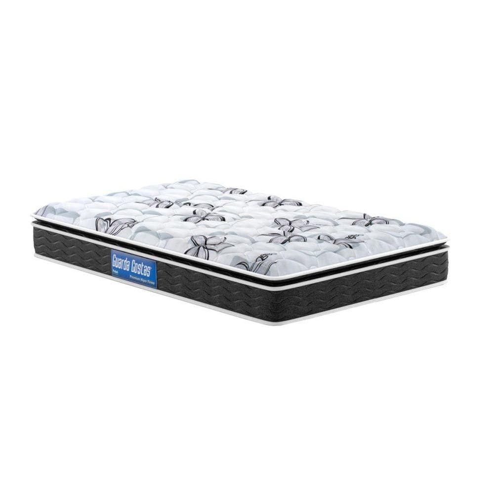 Colchão Solteiro Espuma D40 /20 Guarda Costas Premium Hiper Firme Pillow Top Black (78x188x24) - Probel
