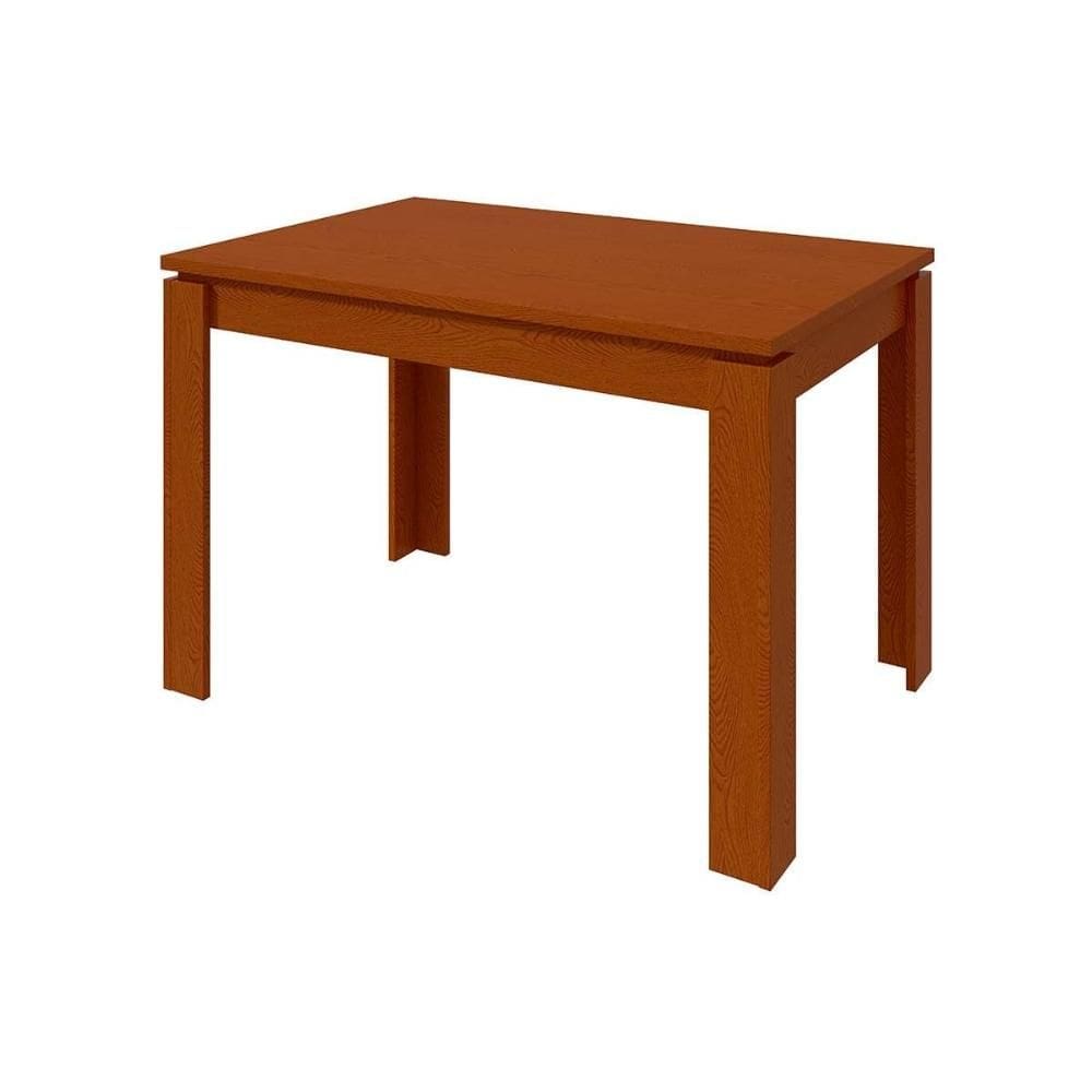 Mesa de Sala Jantar Athenas c/ Tampo Madeirado 120x80cm Frassino - Lopas