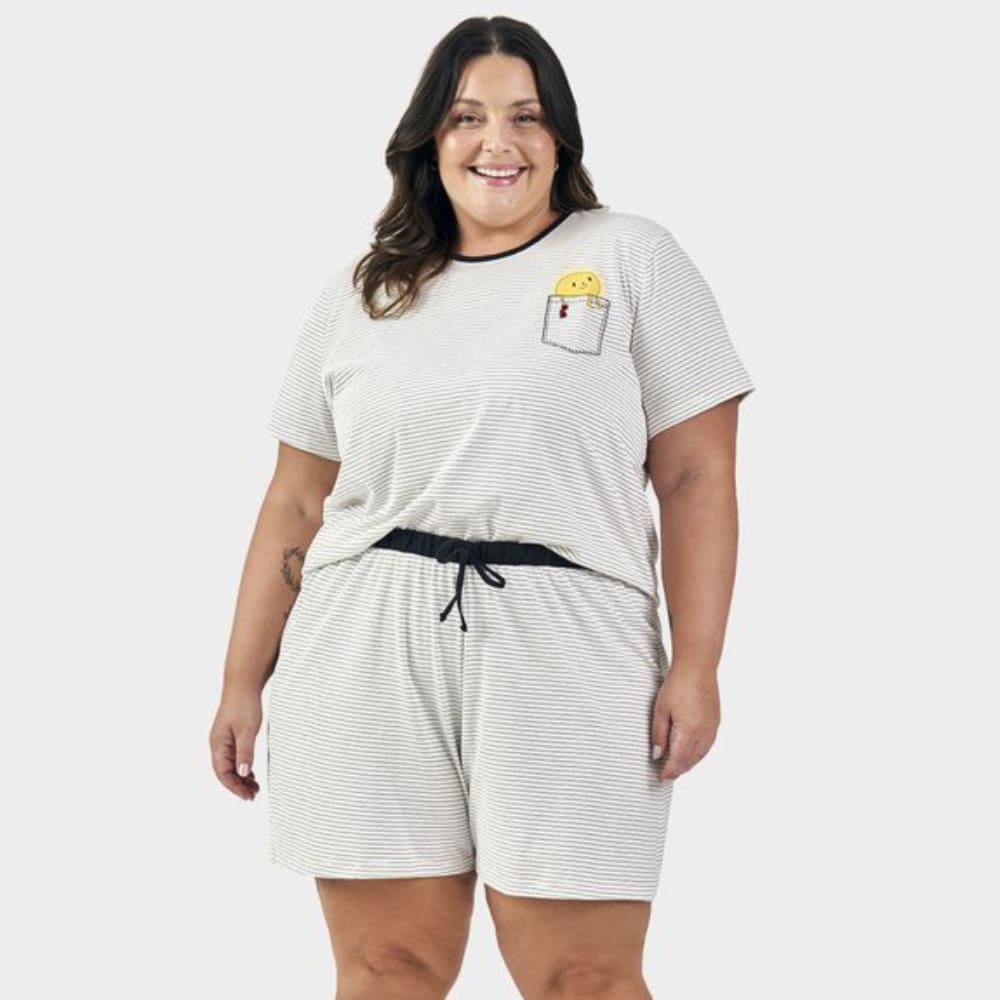 Homewear Pijama Camiseta Mc Fem Pv25