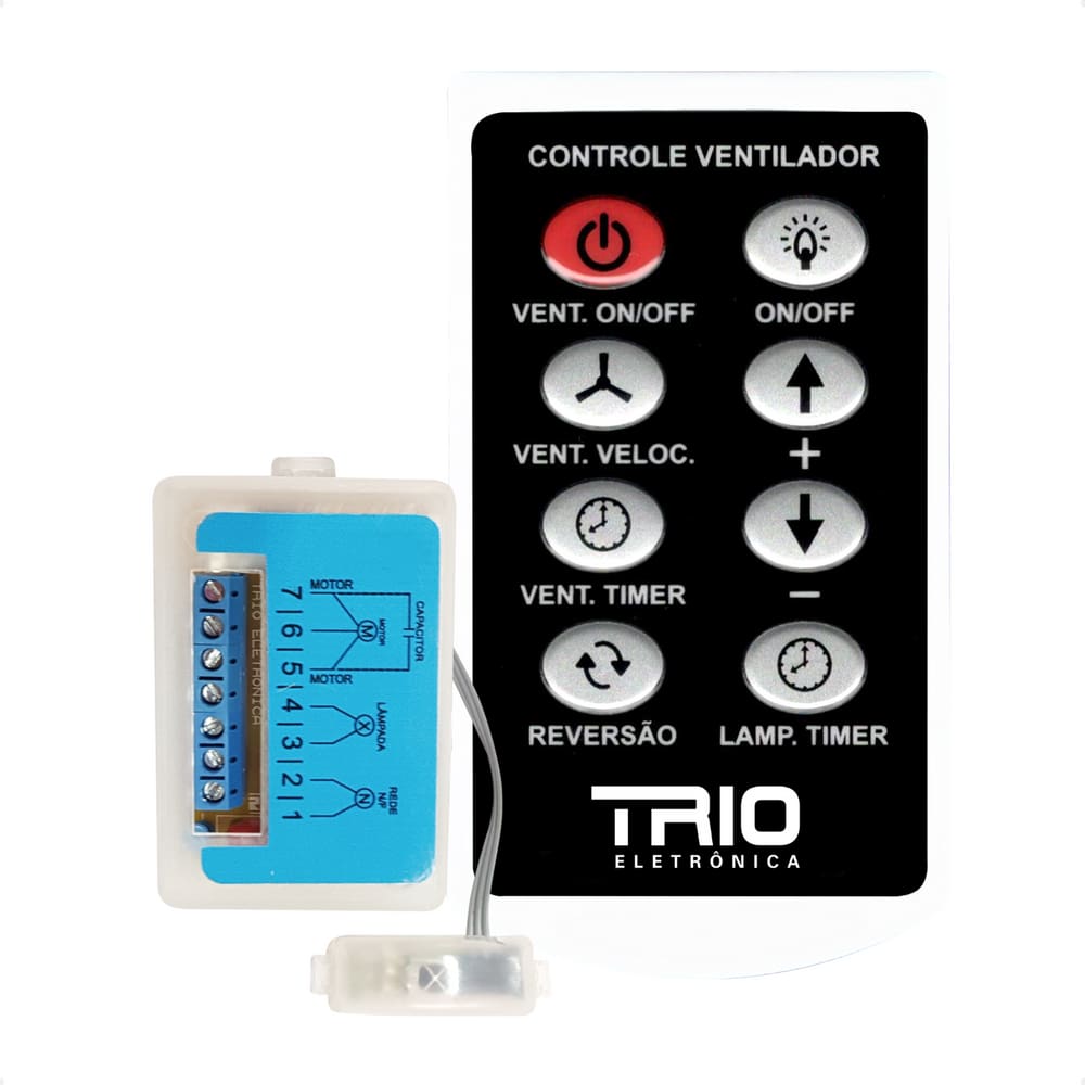 Controle Remoto Control para Ventilador de Teto Bivolt