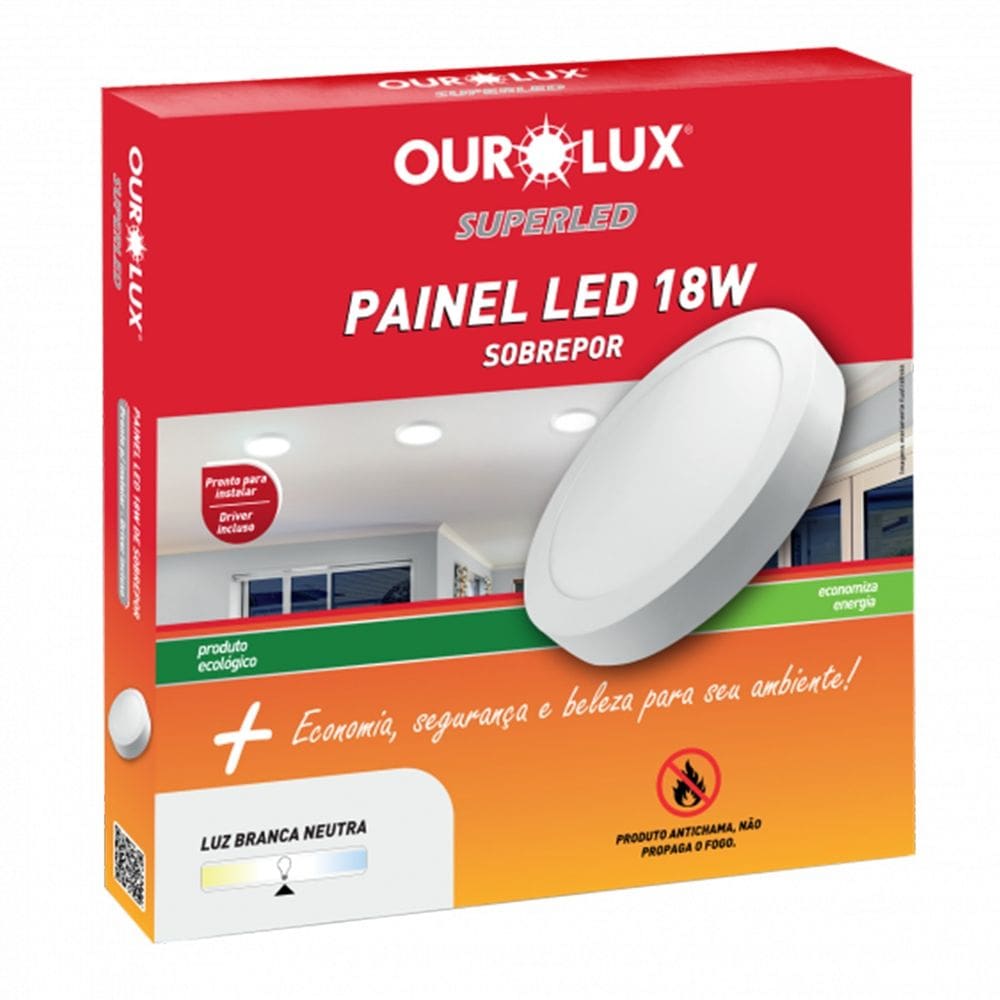 Ourolux Sobrepor- Redondo 110v/220v