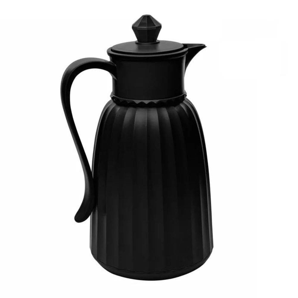 Garrafa Térmica De Plástico Queen Preta 1L 220192 Lyor