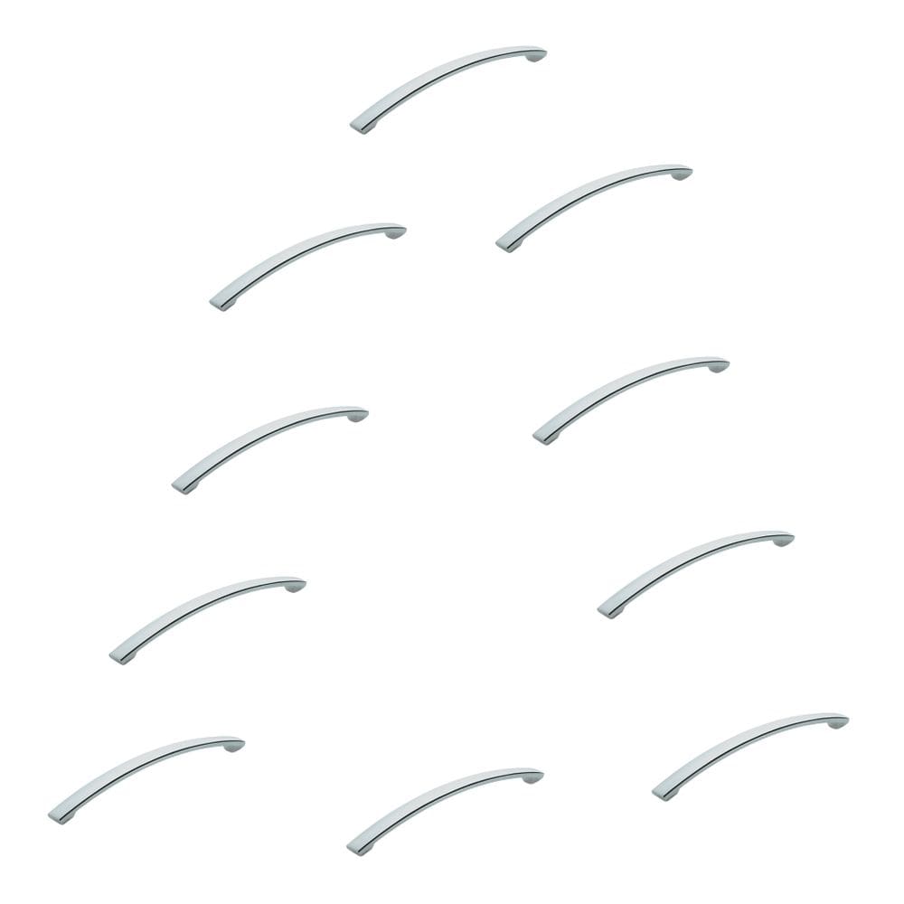Pegador Deki 128mm Cromado para Móveis e Gavetas - 10 pçs
