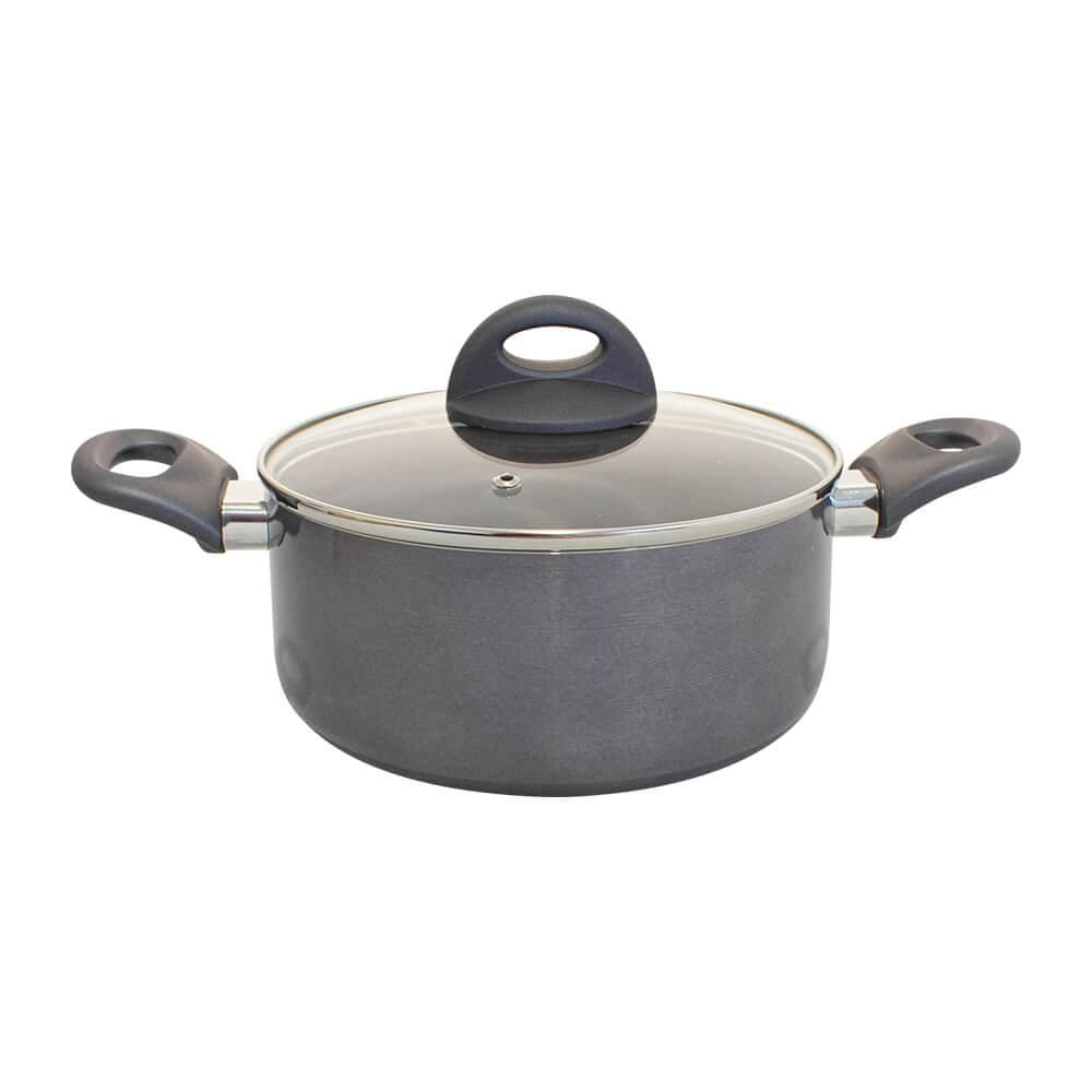 Caçarola Antiaderente Cerâmica Ceramic Life Smart Plus Cinza 20cm - Brinox