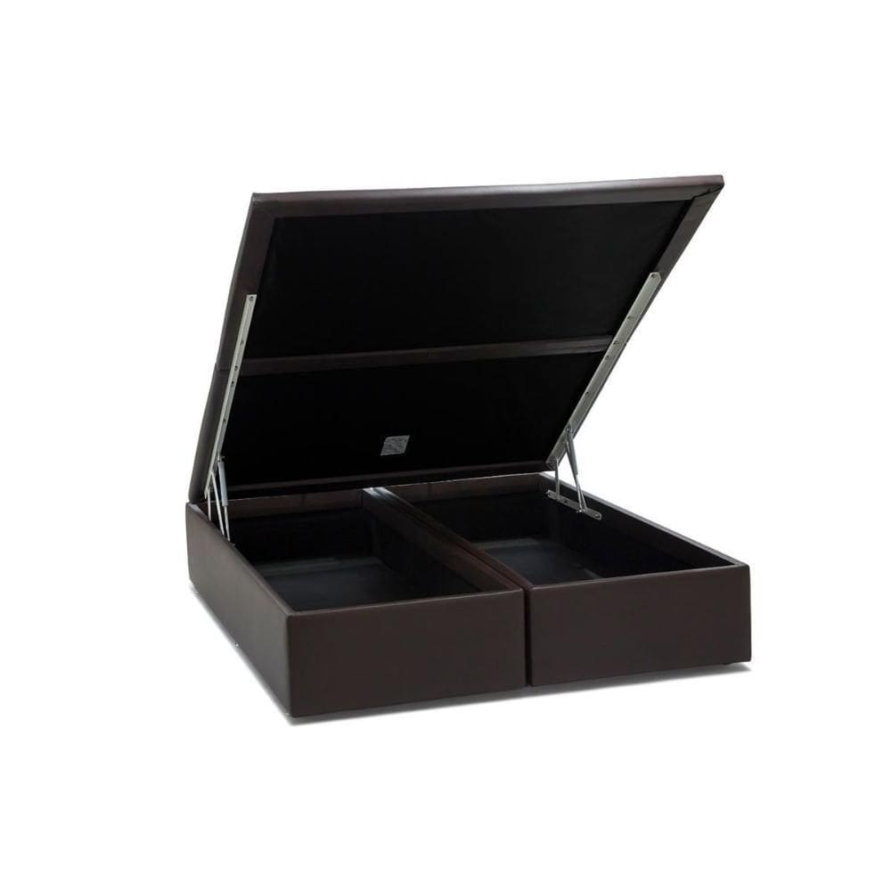 Cama Box Baú King Universal Courano Brown (193x203x39) - Ortobom